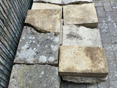 10 cm dikke grindtegels 40x40 cm (6,5 m2)