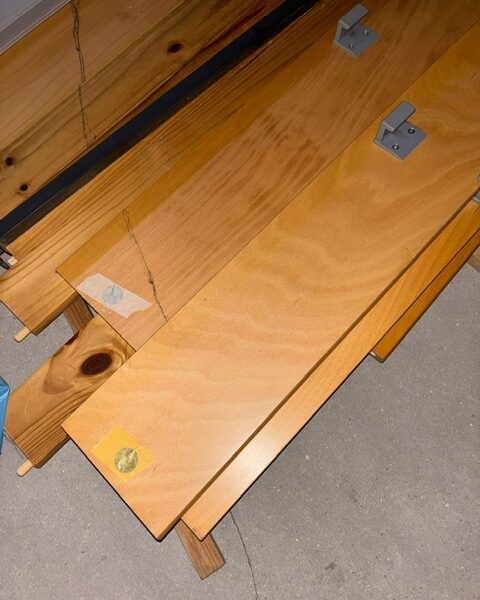 Dubbel bed stapelbed Auping te geef (ouder model)