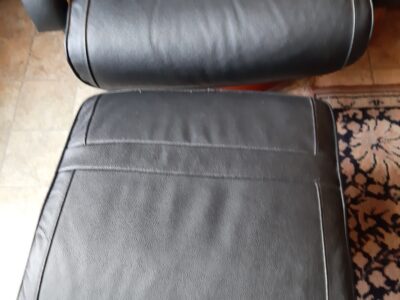 Zetel met voetbank